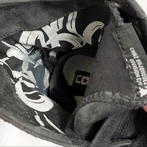 Graffiti artist Chaz Bojorquez Converse Chuck Taylor black high top sneaker shoe - Picture 13 of 13